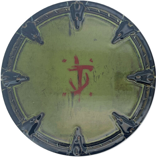 DOOM THE DARK AGES SHIELD SAW MEDALLION & ART CARD