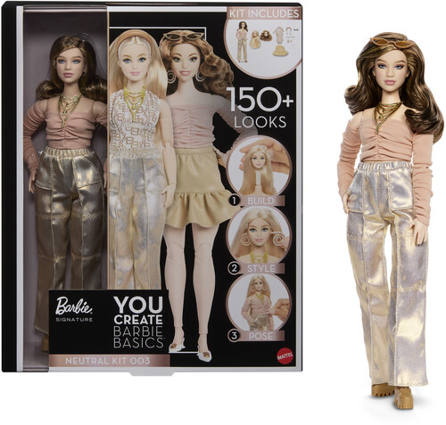 Mattel Collectible - Barbie Signature You Create Barbie Basics Neutral Kit 003