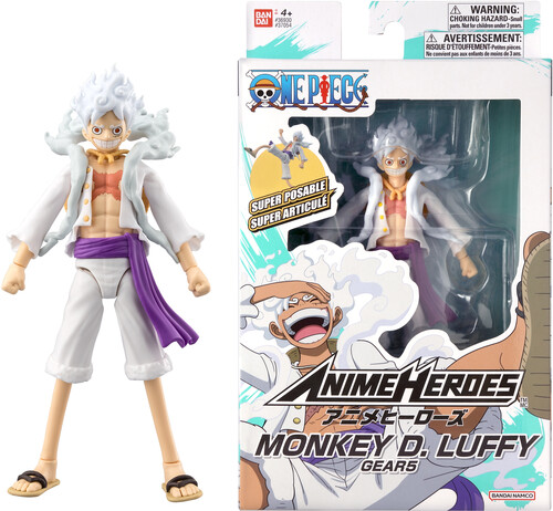 ANIME HEROES - ONE PIECE - LUFFY GEAR5 6.5IN FIG
