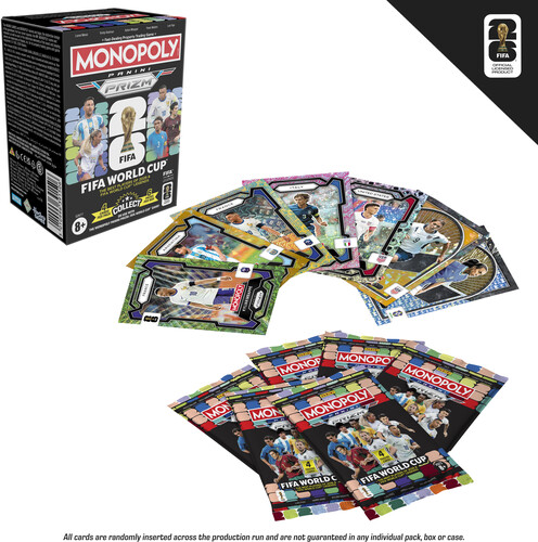 MONOPOLY PANINI PRIZM - FIFA WORLD CUP GAME TRADIN