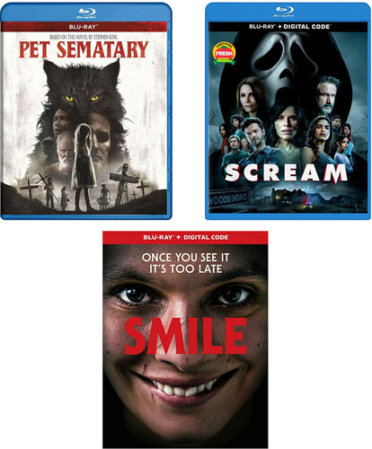 Smile, Scream & Pet Sematary 4K Horror Bundle