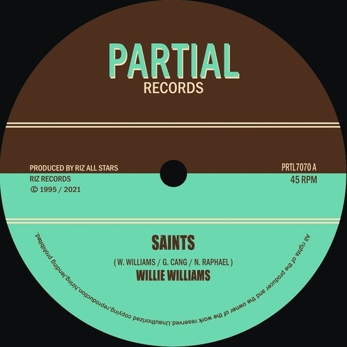 Willie Williams - Saints (Ep) vinyl record cover