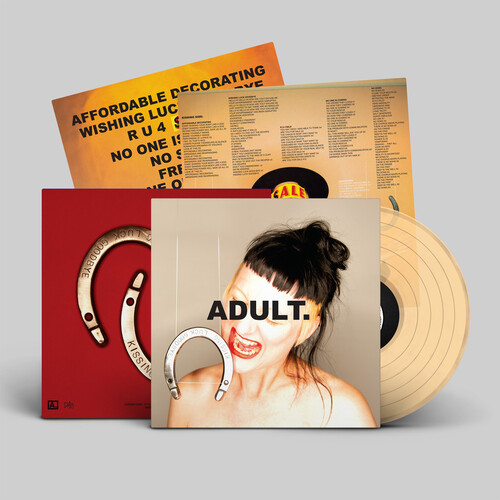 ADULT. - Kissing Luck Goodbye vinyl record cover