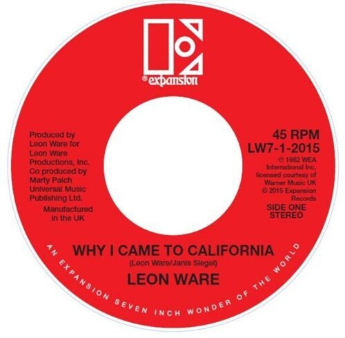 Leon Ware - Why I Came to California / Rockin' You Eternally