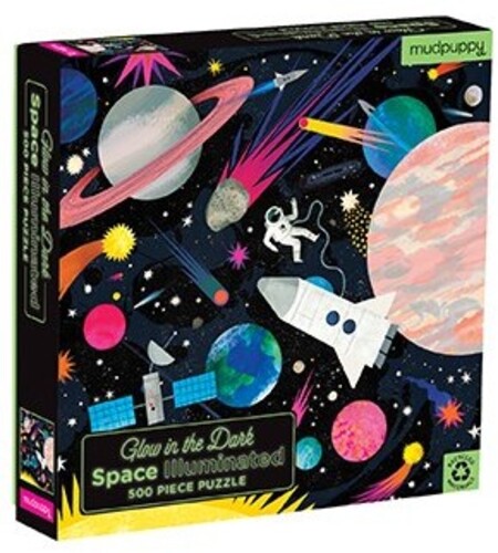 SPACE ILLUMINATED 500 PIECE GLOW IN THE DARK