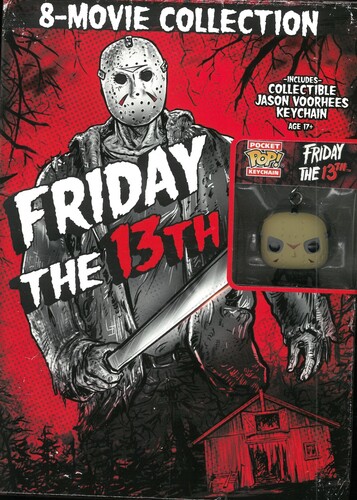 Friday the 13th: 8-Movie Collection (With Funko Pocket Pop! Jason Keychain)