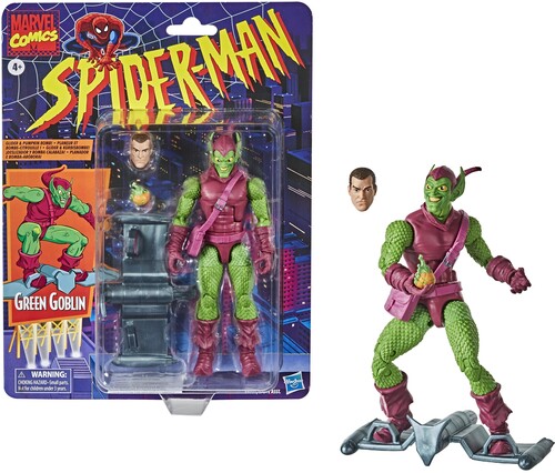 Hasbro Collectibles - Spider-Man - Marvel Legends: Retro Collection -  Green Goblin Action Figure