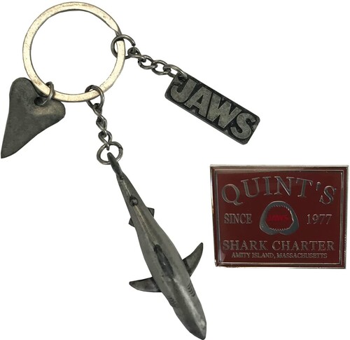 Jaws - Chs Keychain and Pin Set - Jaws - Chs Keychain And Pin Set (Key) (Pin)