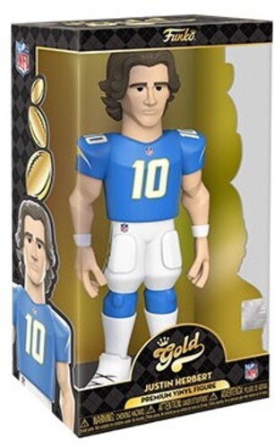 Funko Gold 12 NFL: - Chargers- Justin Herbert (Styles May Vary) (Vfig)