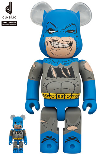 BATMAN TDKR THE DARK KNIGHT TRIUMPHANT 100% & 400%