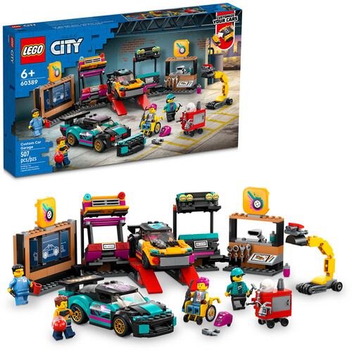 LEGO CITY GREAT VEHICLES CUSTOM CAR GARAGE
