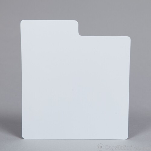 Bags Unlimited D45P 7 Inch 45 RPM Record Divider Cards White