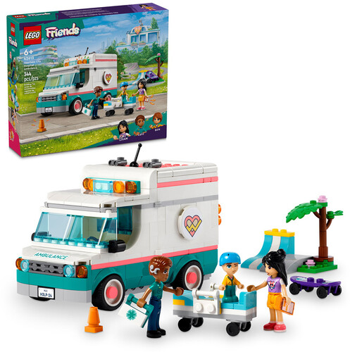 LEGO FRIENDS HEARTLAKE CITY HOSPITAL AMBULANCE