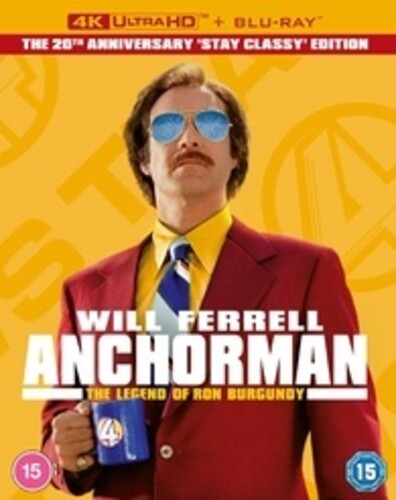 Anchorman: The Legend Of Ron Burgundy-20th Anniversary Collector Edition - Limited All-Region UHD Boxset with Poster, Stickers, Book & more! [Import]