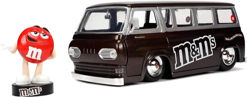 Jada Toys - 1:24 M&M's 1965 Ford Econoline with Red Figure