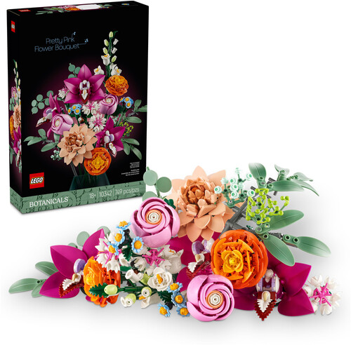 LEGO BOTANICALS PRETTY PINK FLOWER BOUQUET