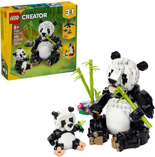 LEGO CREATOR WILD ANIMALS PANDA FAMILY