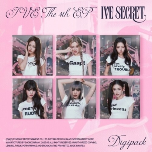 IVE - Ive Secret - Digipack Random Cover Version (Post)