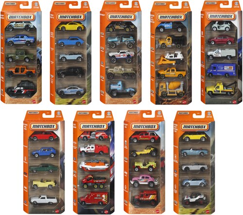 MATCHBOX BASIC 1 64 CAR 5 PACK 12 PIECE H ASRT