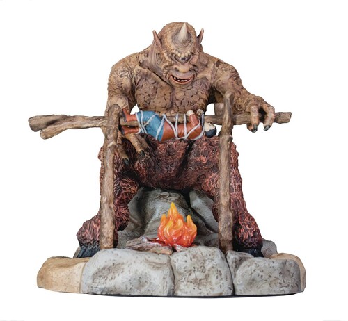 RAY HARRYHAUSEN CYCLOPS BBQ DIORAMA RESIN STATUE|alliance entertainment