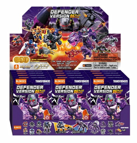 Blokees - Transformers - Defender Version - 06: Brutal Fang Model Kit 12ct Display