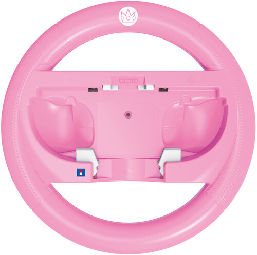 Switch 2 Accessory: Racing Wheel Attachment-HORI Mario Kart Racing PEACH Edition:Officially Licensed by Nintendo