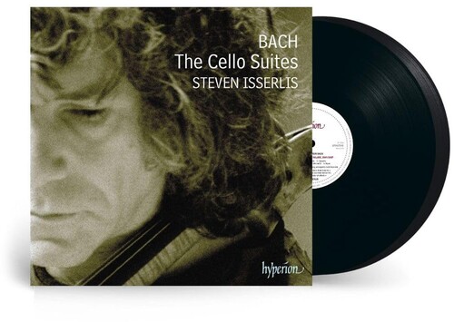Bach / Steven Isserlis - Bach: The Cello Suites (Blk) (Uk) vinyl record cover