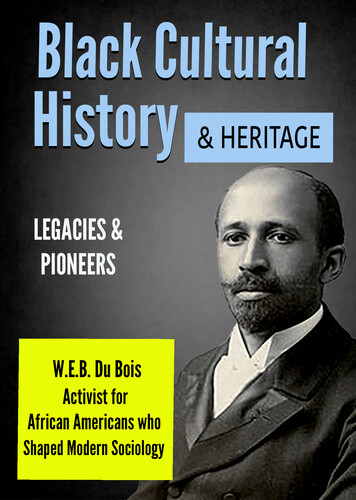 W.E.B. Du Bois - Activist for African Americans who Shaped Modern Sociology