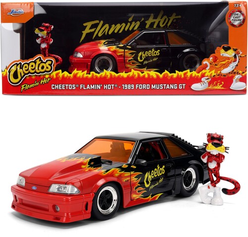 JADA 1/ 24 HWR 1989 MUSTANG DIE-CAST CAR HOT CHEETO