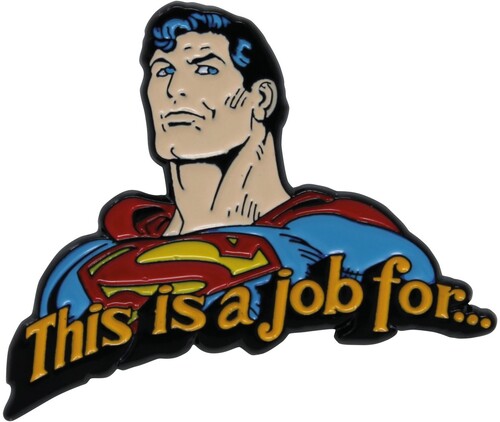 DC COMICS SUPERMAN LTD ED PIN BADGE