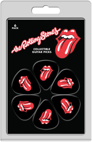 PERRI'S ROLLING STONES TONGUES GUITAR PICKS 6 PACK|alliance entertainment