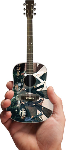 Axe Heaven Fab Four Abbey Road Tribute Mini Acoustic Guitar Radio Days Replica Collectible FF-001