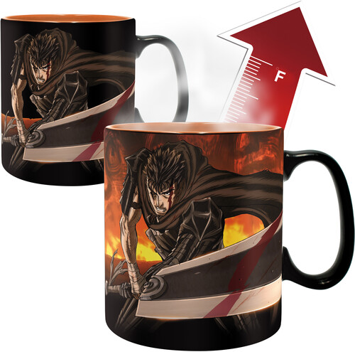 BERSERK - GUTS & TRAVELING PARTY HEAT-CHANGE MUG,