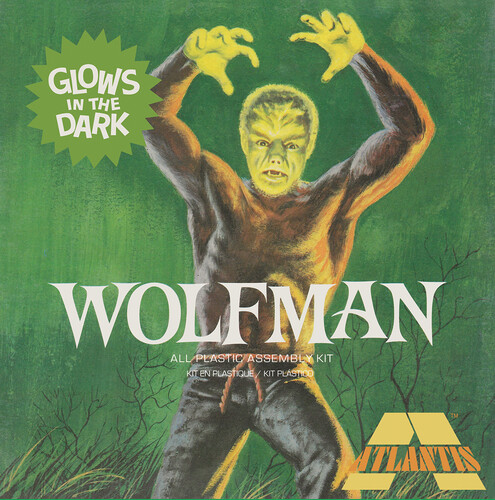 Aurora - 1:8 Scale Model Kit - Wolfman (Glow in the Dark)