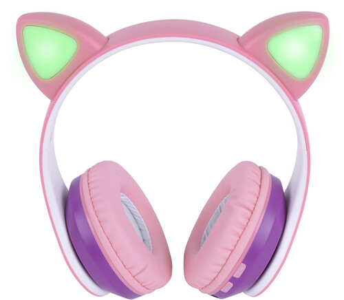 SINGING MACHINE SMK302PP KIDS BT HEADPHONES PINK