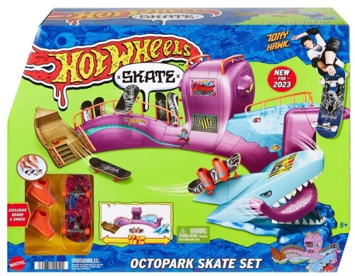 HOT WHEELS SKATE FINGERBOARD OCTOPUS SKATEPARK