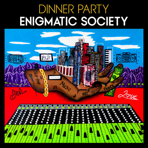 Dinner Party - Enigmatic Society [Black & White Splatter LP]