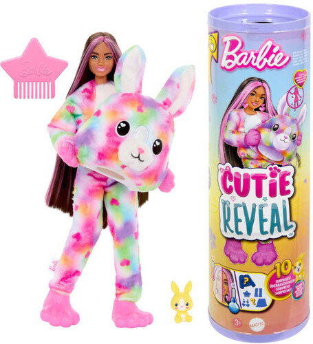 BARBIE CUTIE REVEAL COLOR WOW BARBIE BLACK BUNNY