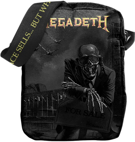 ROCKSAX MEGADETH PEACE SELLS XBODY BAG BLK