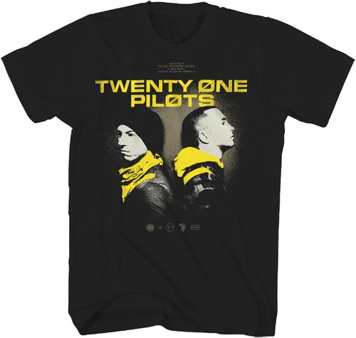 TWENTY ONE PILOTS BACK 2 BACK TSHIRT LG 20TOP011A3