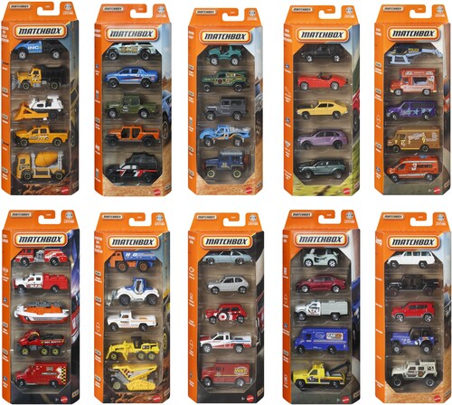 MATCHBOX BASIC 1 64 CAR 5 PACK 12 PIECE J ASRT