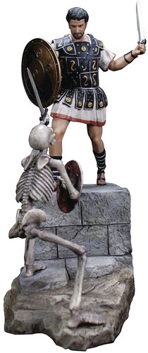 RAY HARRYHAUSEN SKELETON BATTLE DIORAMA STATUE