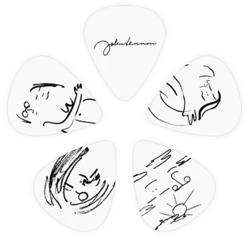BEATLES JOHN LENNON ART SERIES PICKS - JOHN & YOKO
