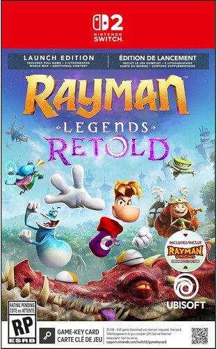 Rayman Legends Retold (Launch Edition) (Game-Key Card) for Nintendo Switch 2