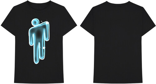 Billie Eilish - Billie Eilish Airbrush Blohsh Logo Black Unisex Short Sleeve T-shirt XL