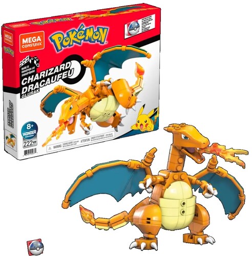 POKEMON CHARIZARD 222 PIECE BUILDING TOY SET