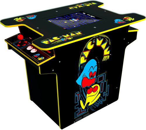 PACMAN HEAD TO HEAD ARCADE TABLE BLACK