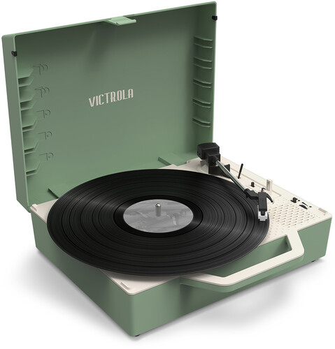 VICTROLA VSC725SBBAS RESPIN SSTNBLE PRTBL TT GREEN|alliance entertainment