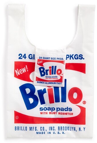 ANDY WARHOL BRILLO REUSABLE TOTE BAG