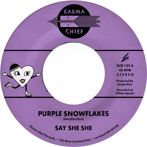 Purple Snowflakes /  This Wintertime - Purple/ Red
